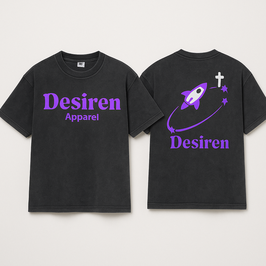 Desiren "Lift Off" Puff Print Tee