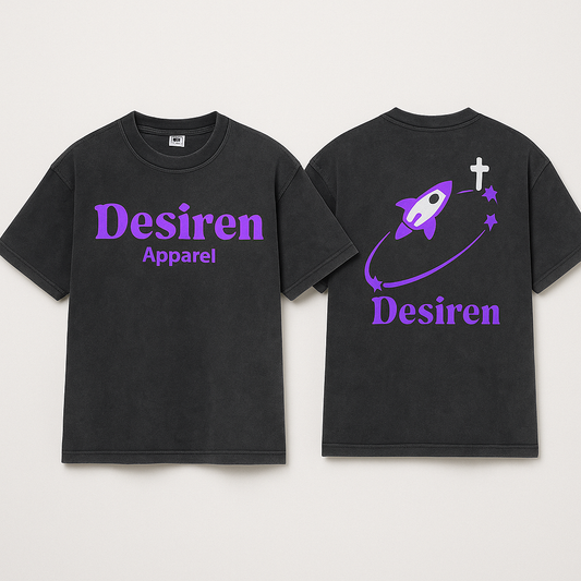 Desiren "Lift Off" Puff Print Tee